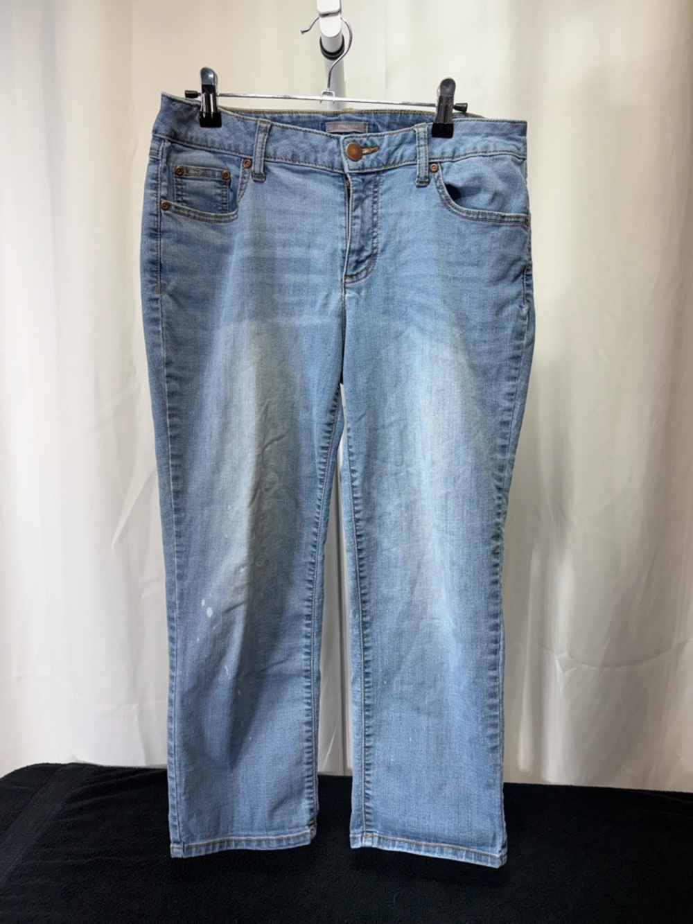 Maurices Light Wash Straight Leg Jeans 2364